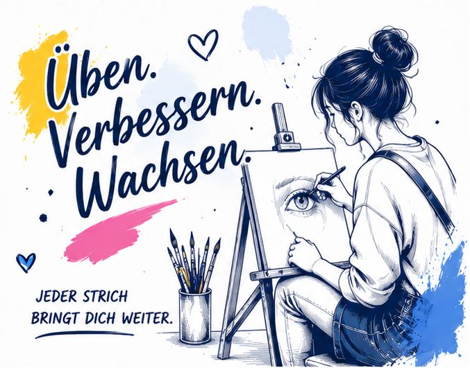 Malen - Üben - Verbessern - Wachsen